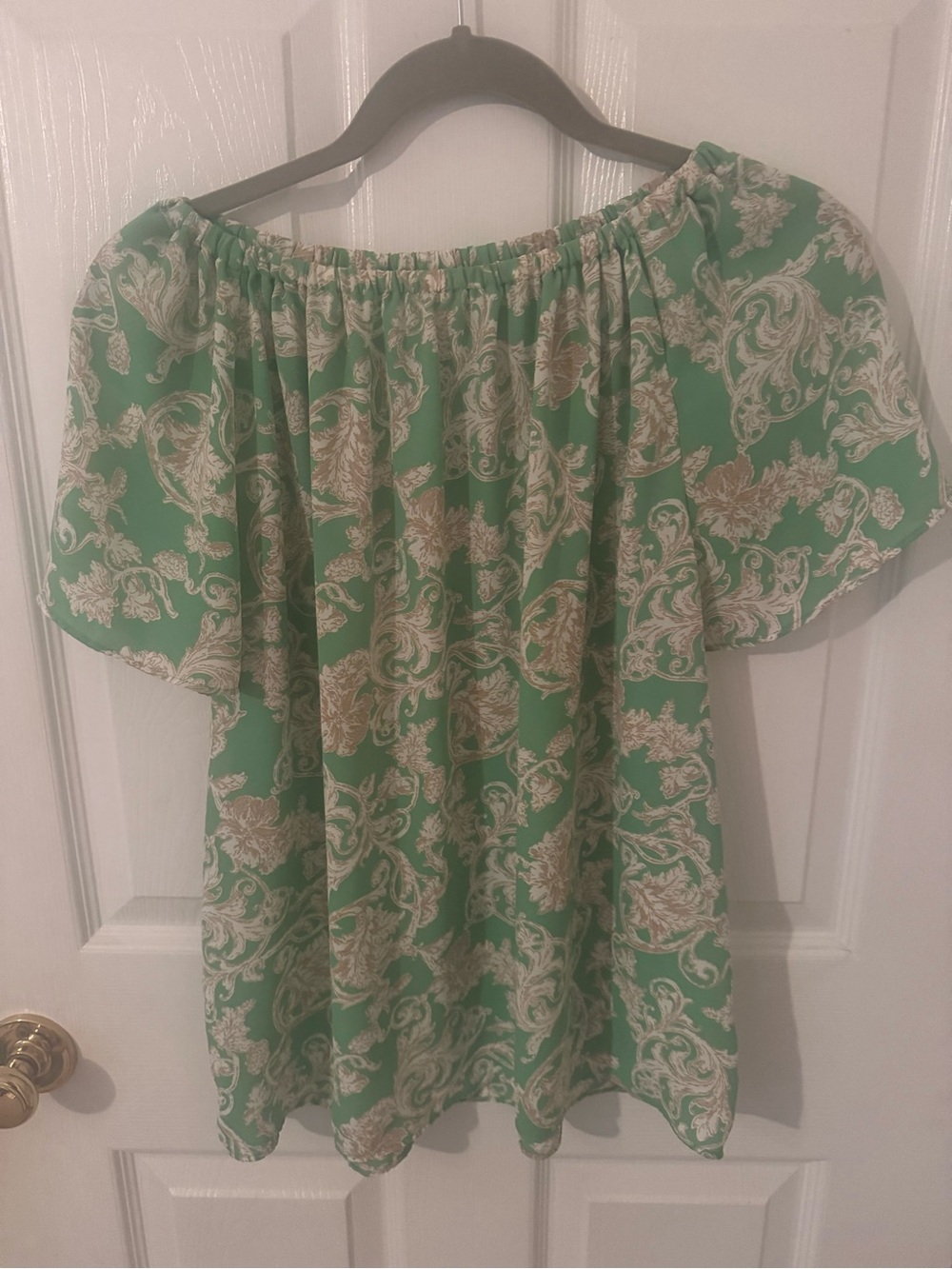 Loft Floral Print Women’s Top - Green